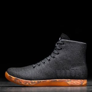 NoBull Project Black Heather Orange High-Tops!